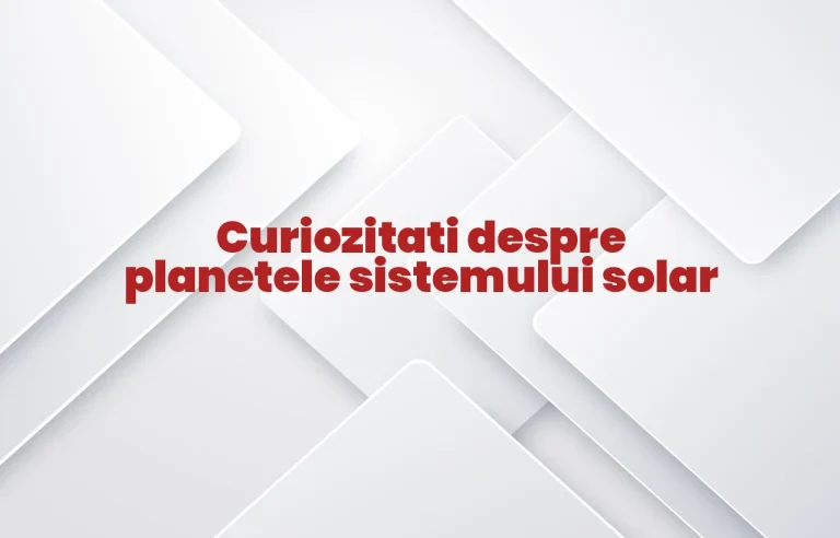 curiozitati despre planetele sistemului solar